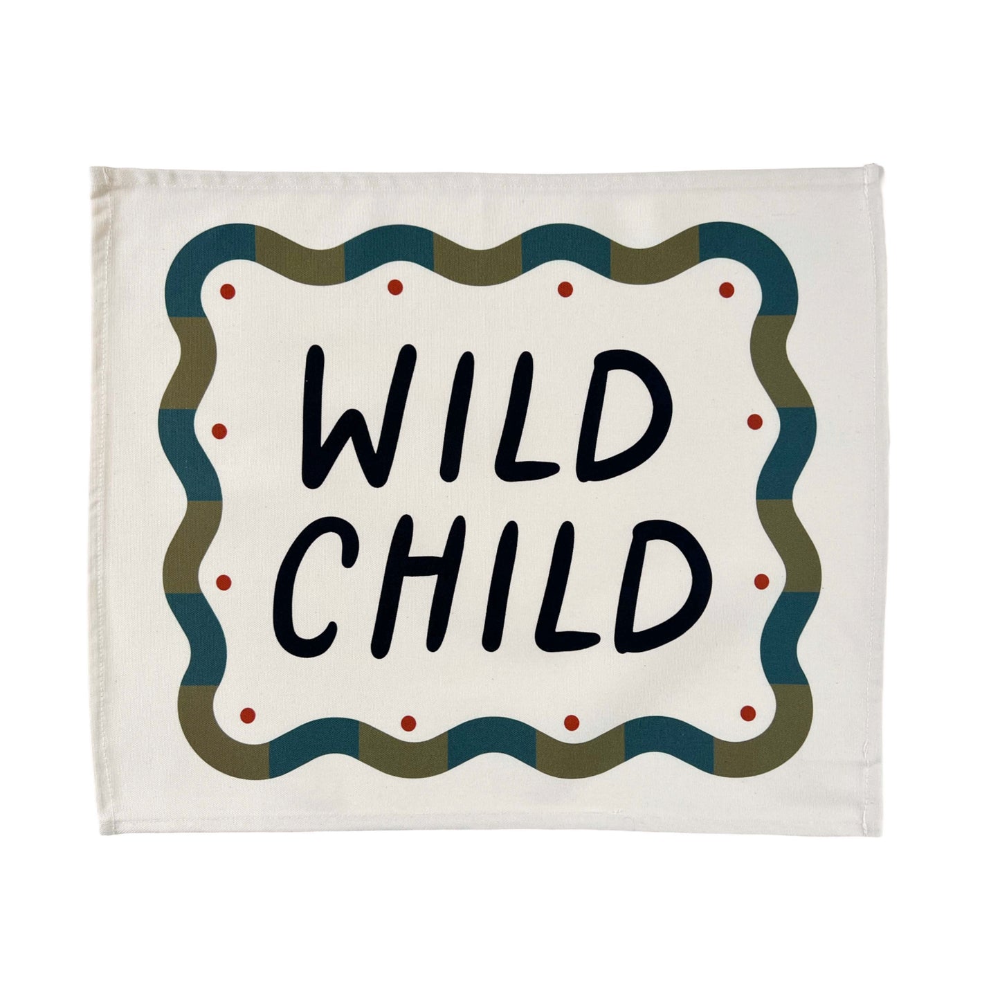 Wild Child banner / black