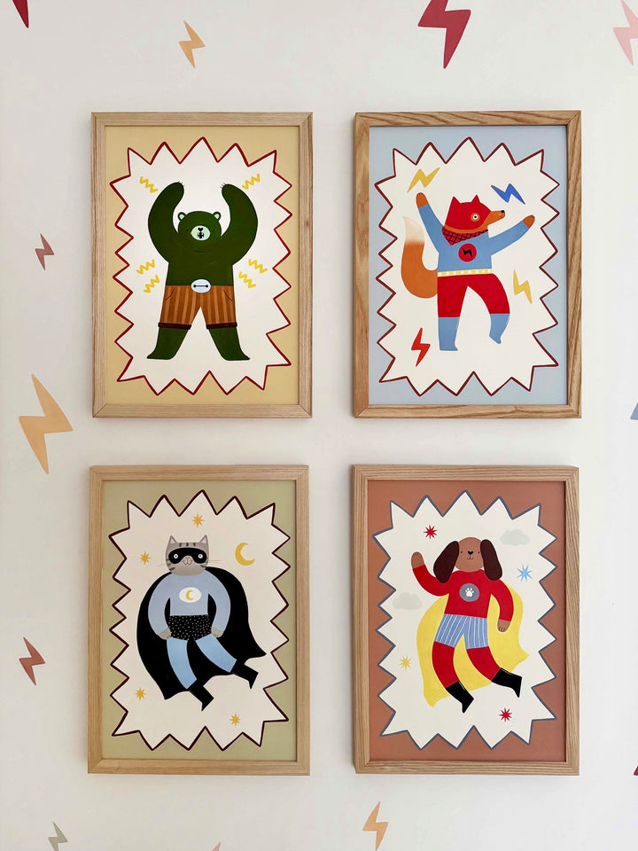 Flash Tail Superhero / Fine Art Print