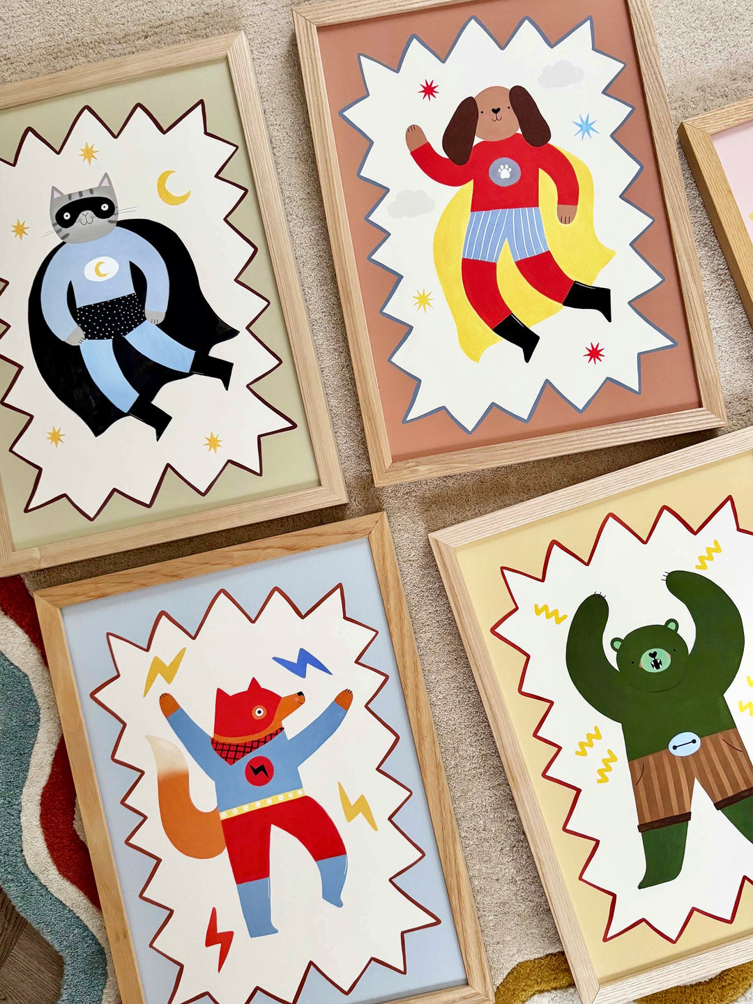 Flash Tail Superhero / Fine Art Print