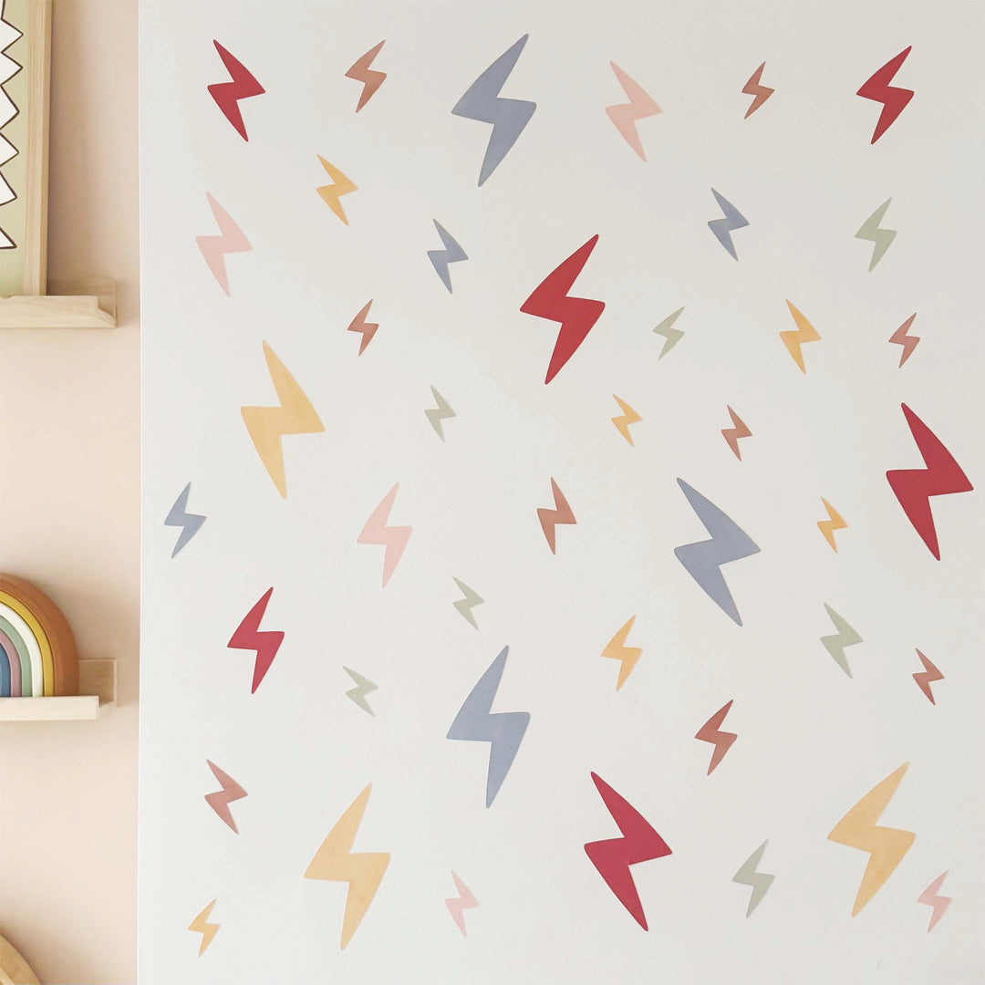 Lightning Bolt / Fabric Wall Stickers
