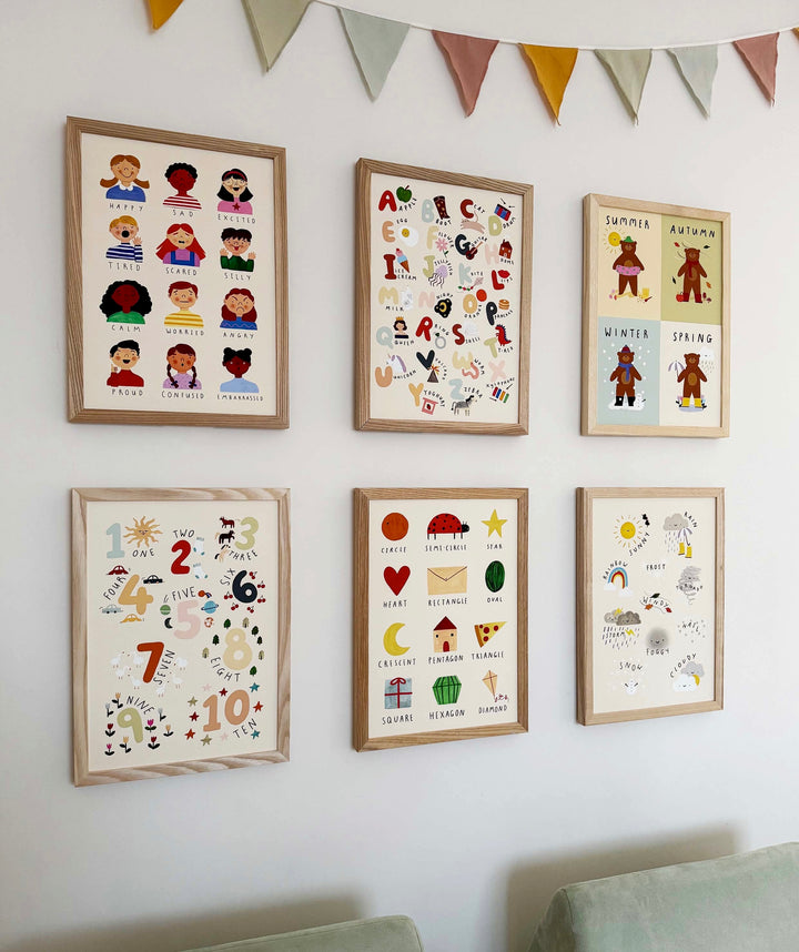 The Alphabet (US spelling) / Fine Art Print