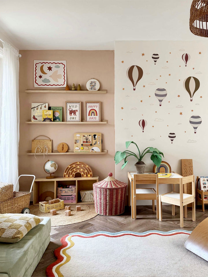 Hot Air Balloons - Forest / Fabric Wall Stickers