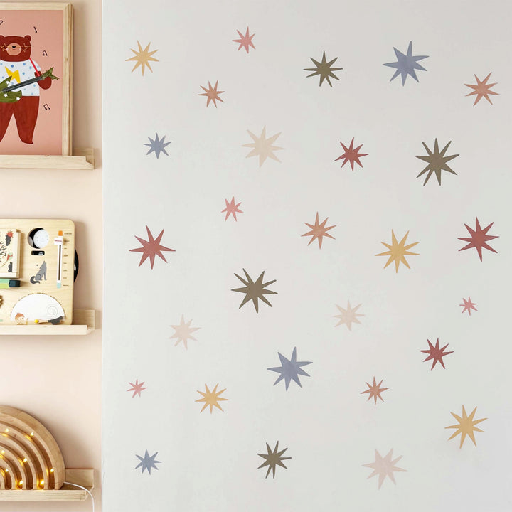 Wild Earth Stars / Fabric Wall Stickers