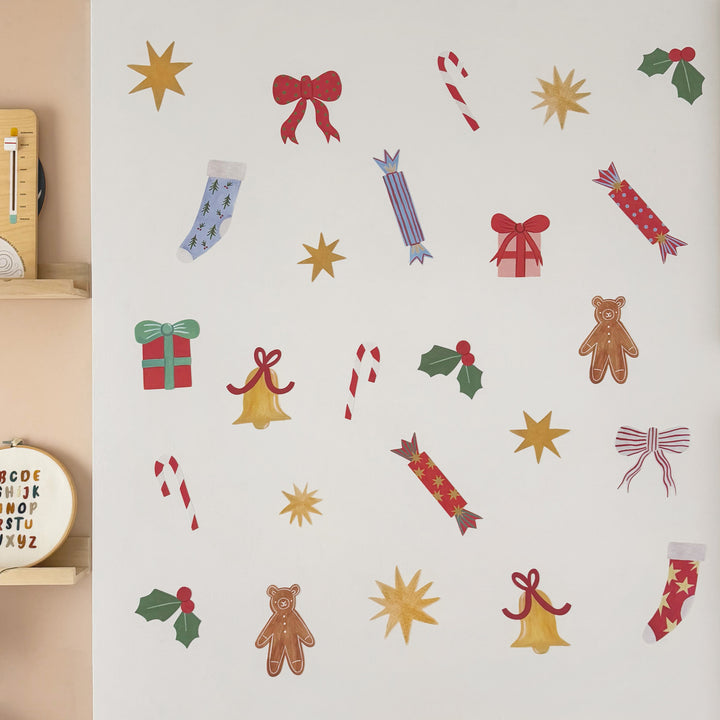 Christmas Merry Mix / Fabric Wall Stickers