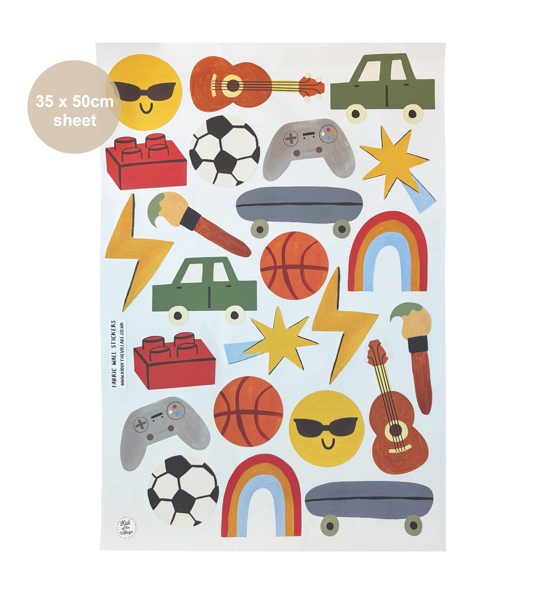 Play Day / Fabric Wall Stickers