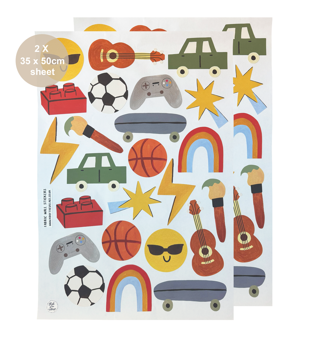 Play Day / Fabric Wall Stickers
