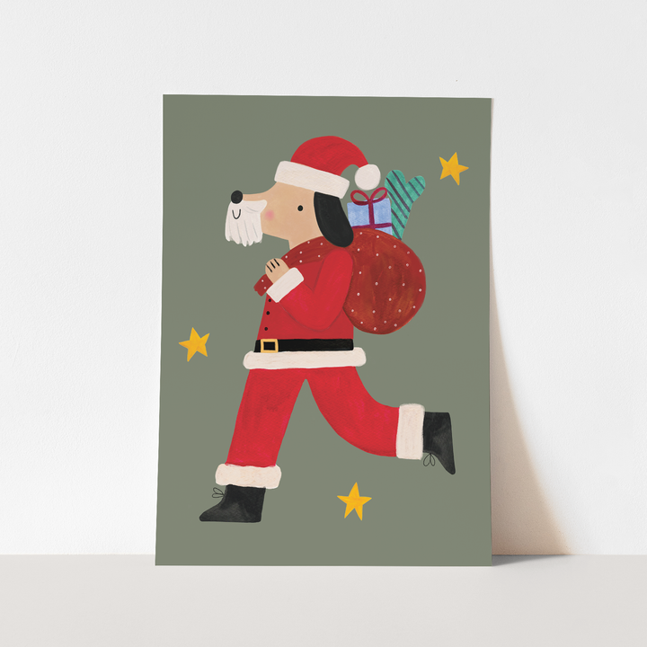 Santa Paws / Fine Art Print
