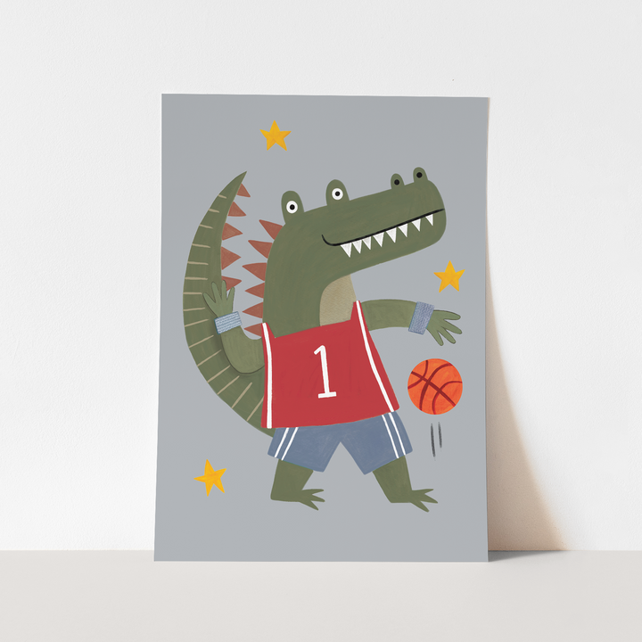 Slam Dunk Croc / Fine Art Print