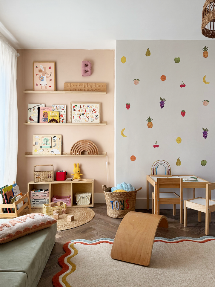 Smiley Fruit / Fabric Wall Stickers