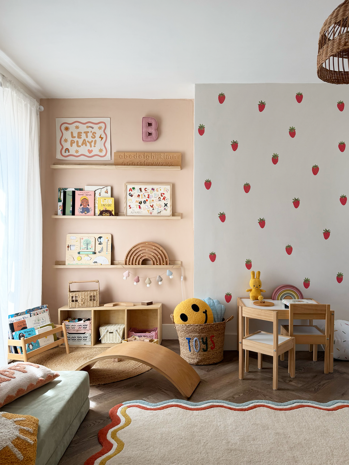 Strawberry / Fabric Wall Stickers