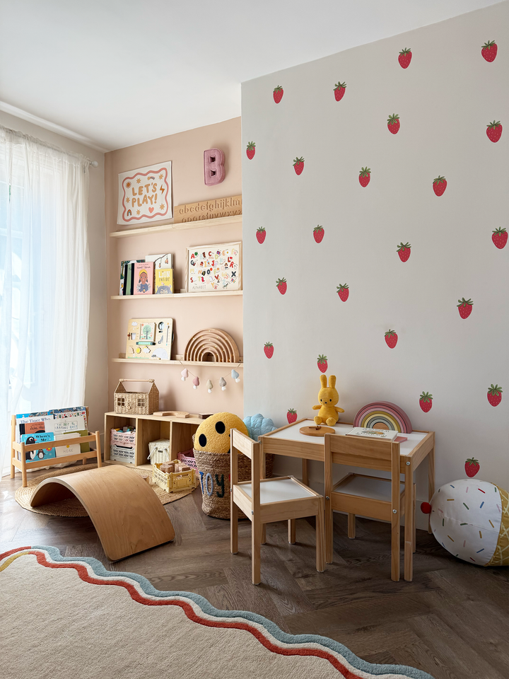 Strawberry / Fabric Wall Stickers
