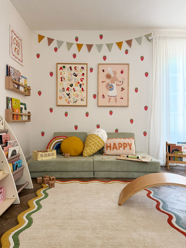 Strawberry / Fabric Wall Stickers