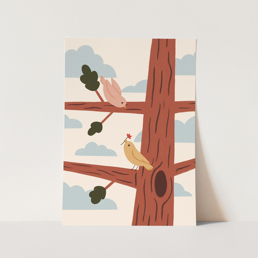 Two Little Birds / Fine Art Print