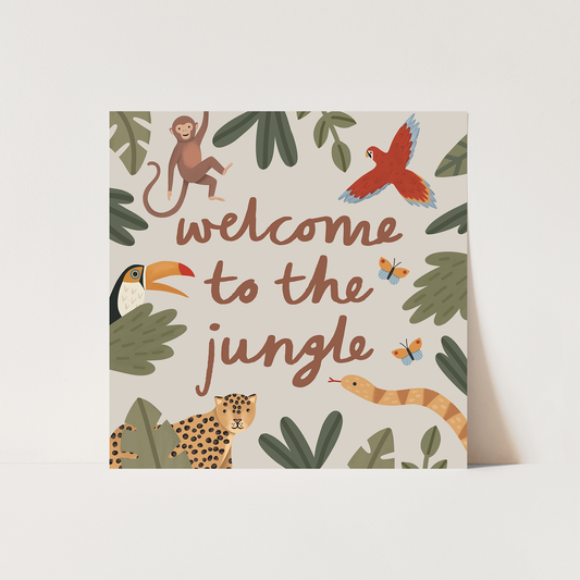Welcome to the jungle in stone / Fine Art Print