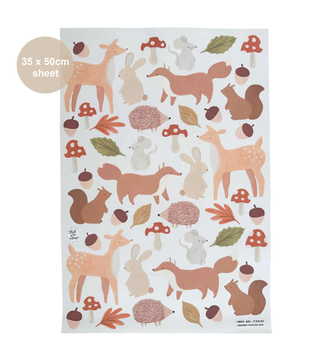 Woodland / Fabric Wall Stickers