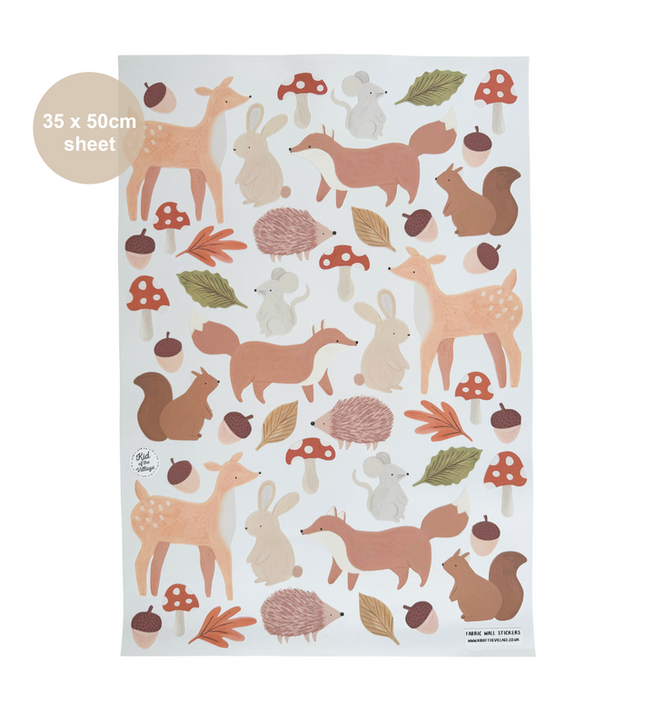 Woodland / Fabric Wall Stickers