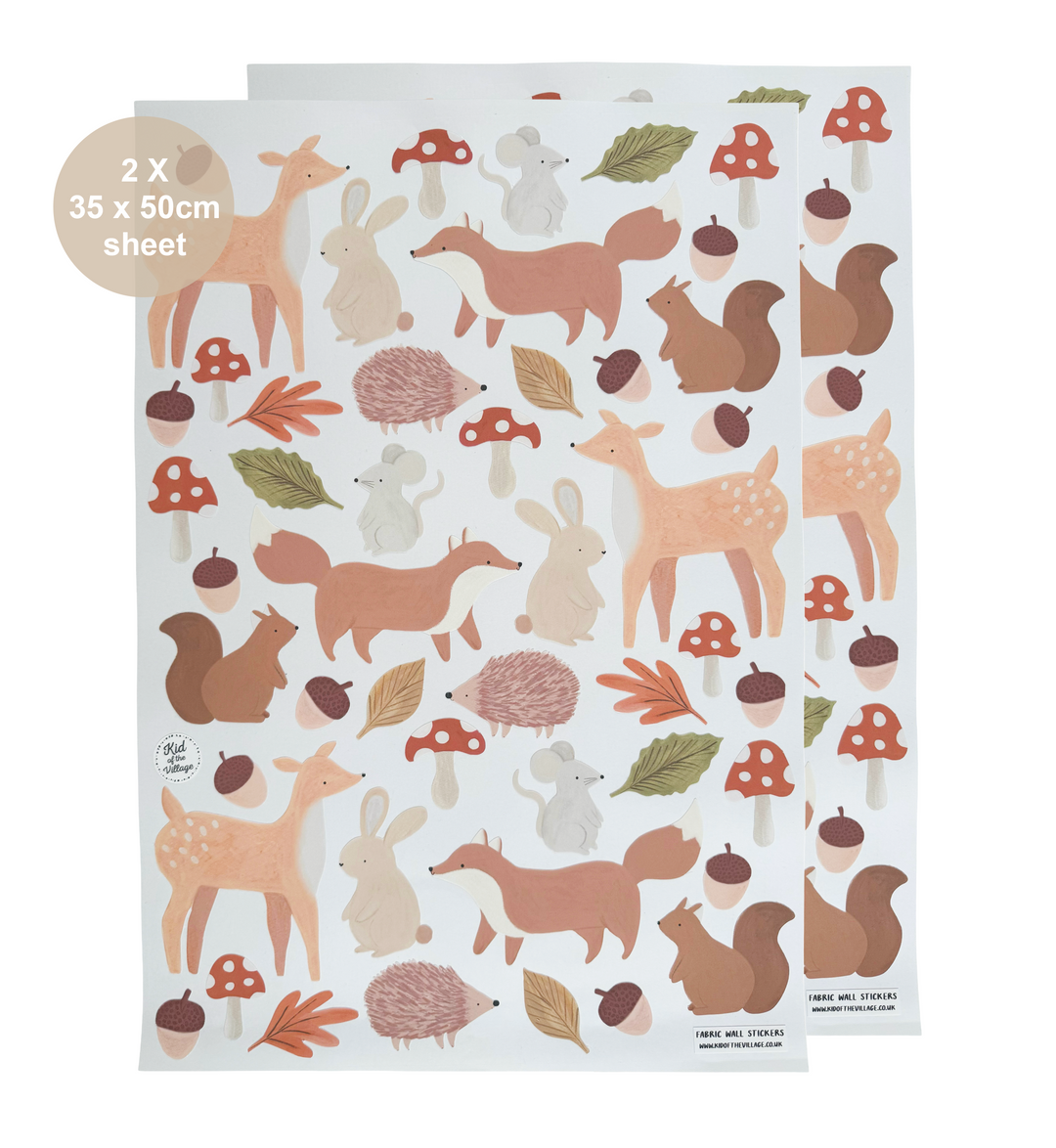 Woodland / Fabric Wall Stickers