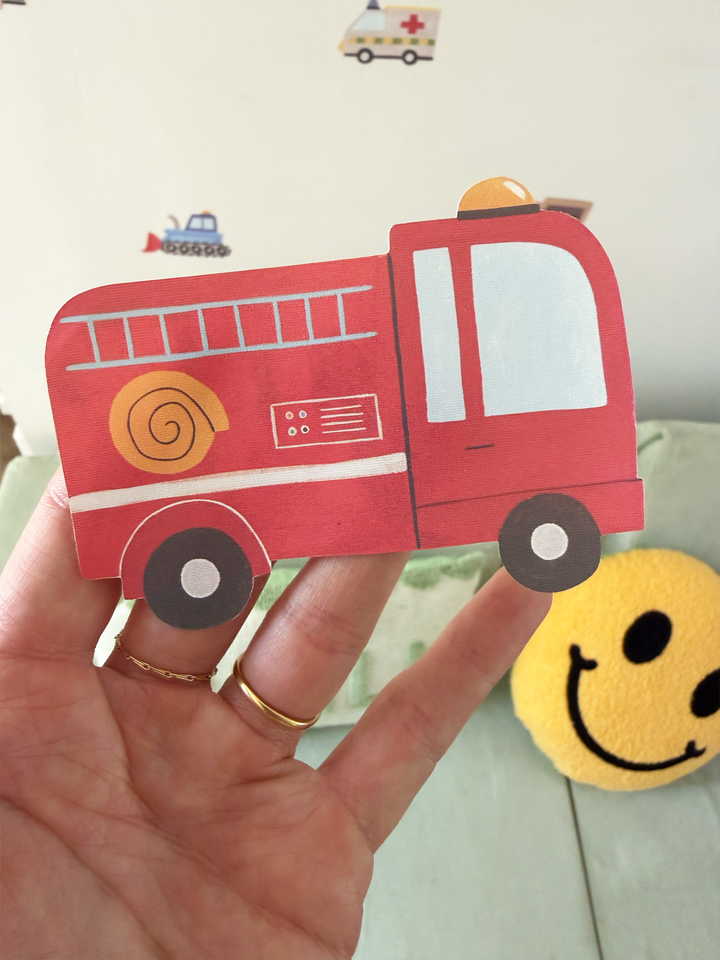 Working Vehicles (US) / Fabric Wall Stickers