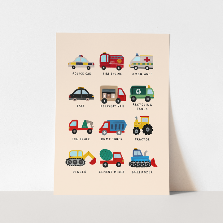 Working Vehicles UK / Fine Art Print