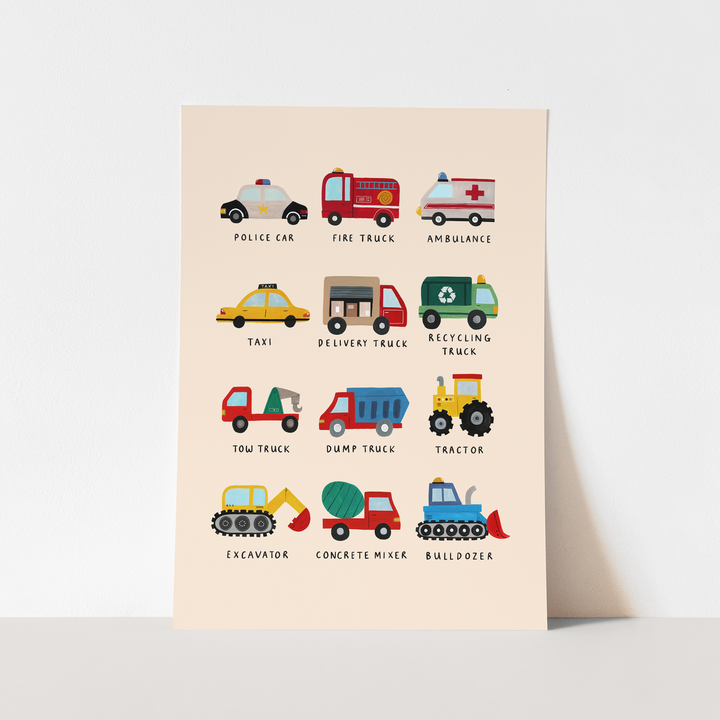 Working Vehicles US / Fine Art Print