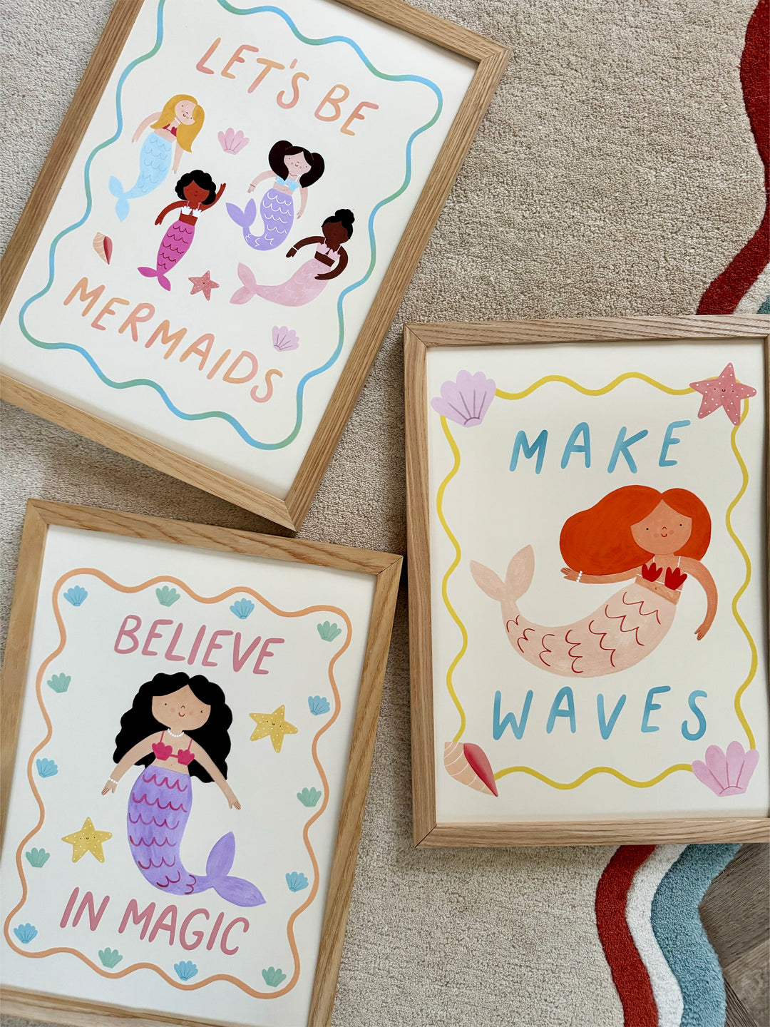 Let's be Mermaids / Fine Art Print