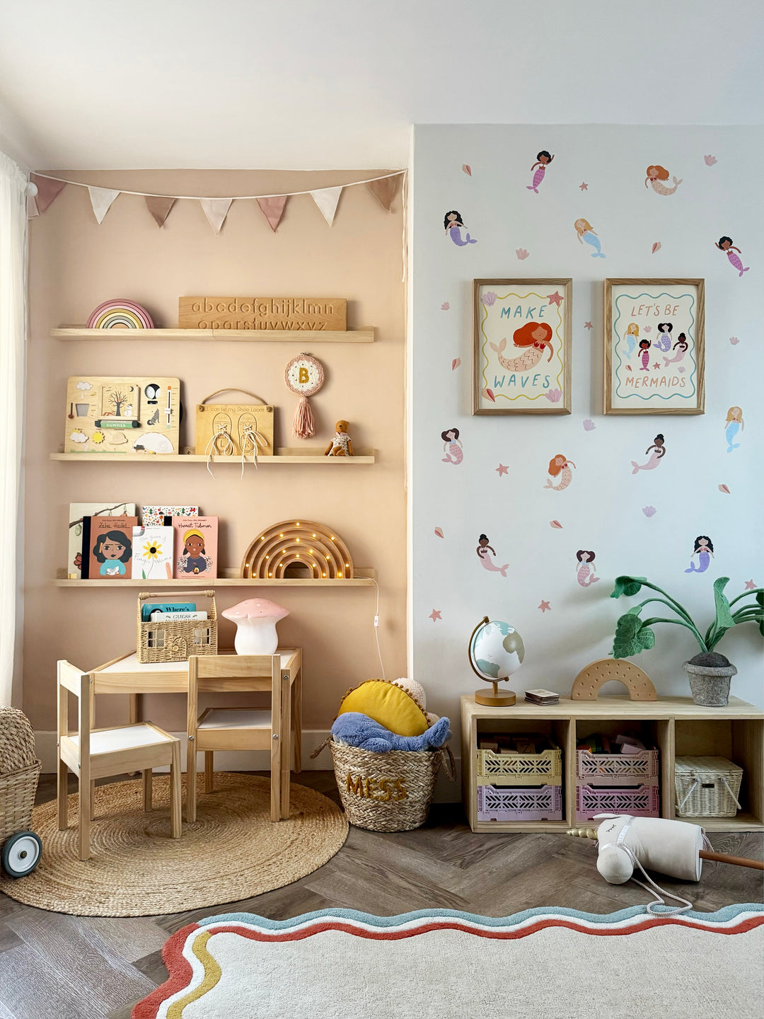 Mermaids / Fabric Wall Stickers