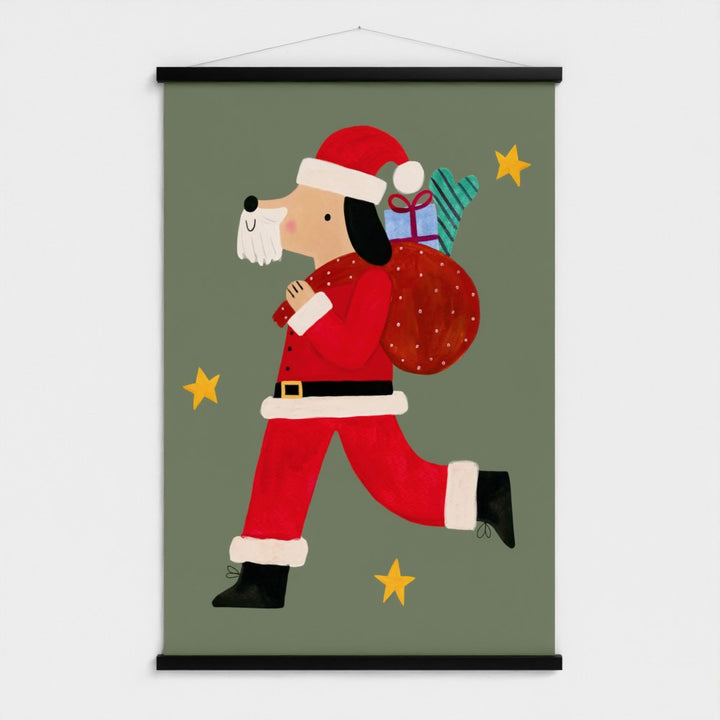Santa Paws / Print with Hanger