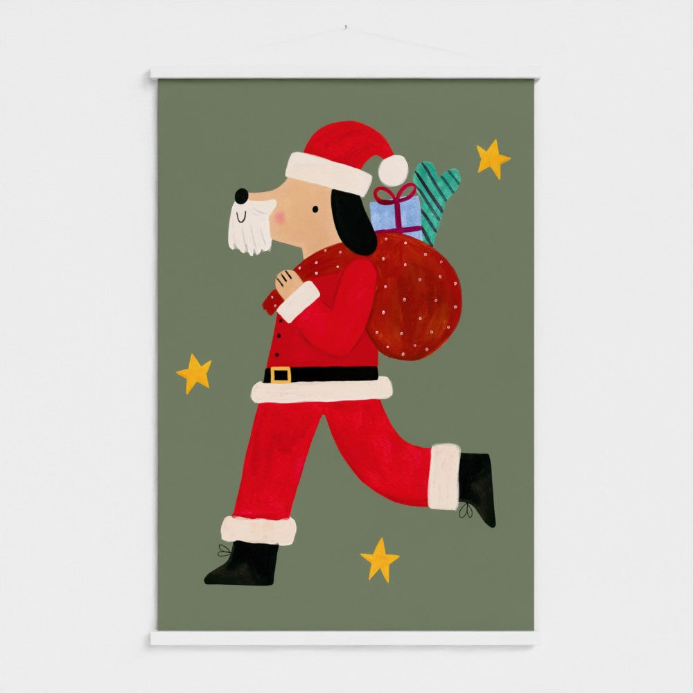 Santa Paws / Print with Hanger