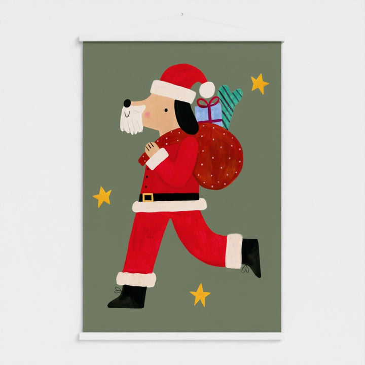 Santa Paws / Print with Hanger