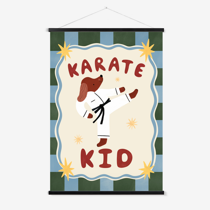 Karate Kid / Print with Hanger