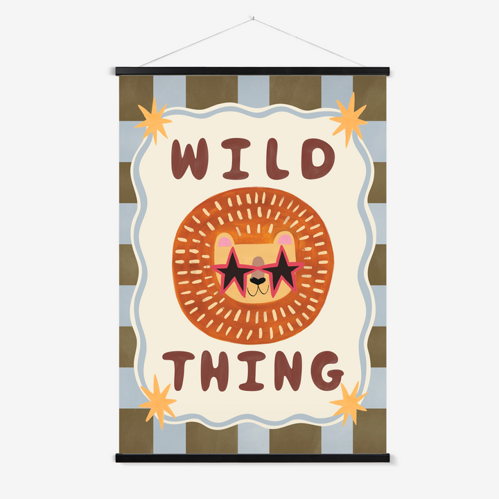 Wild Thing / Print with Hanger