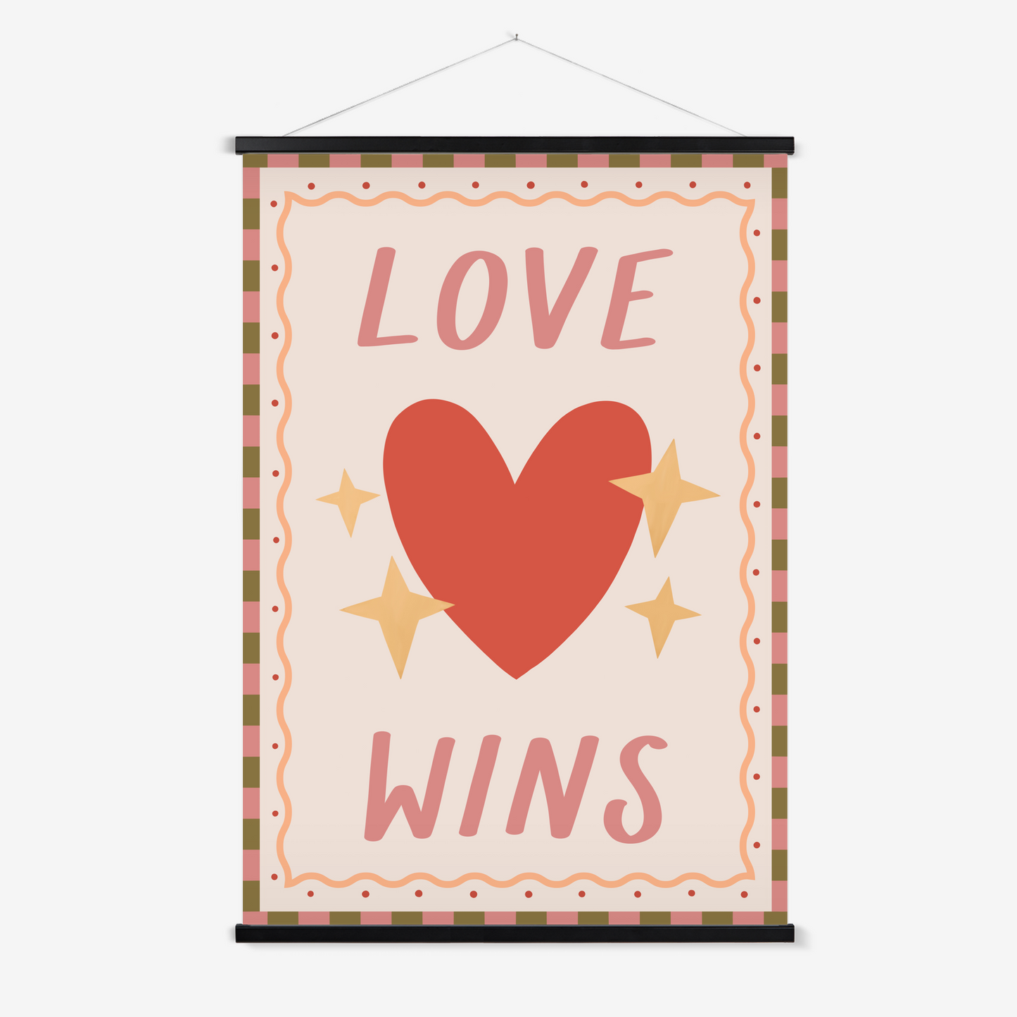 Love Wins / Print with Hanger