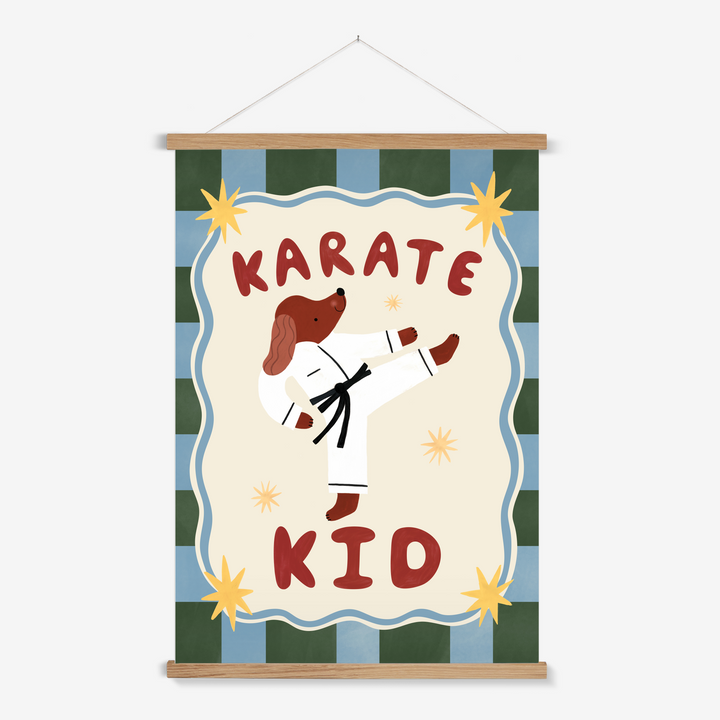 Karate Kid / Print with Hanger
