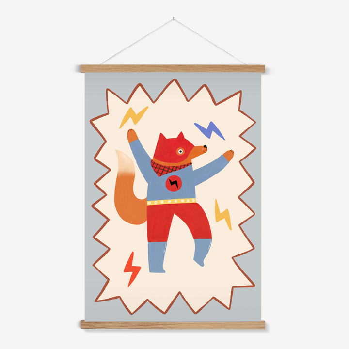 Flash Tail Superhero / Print with Hanger