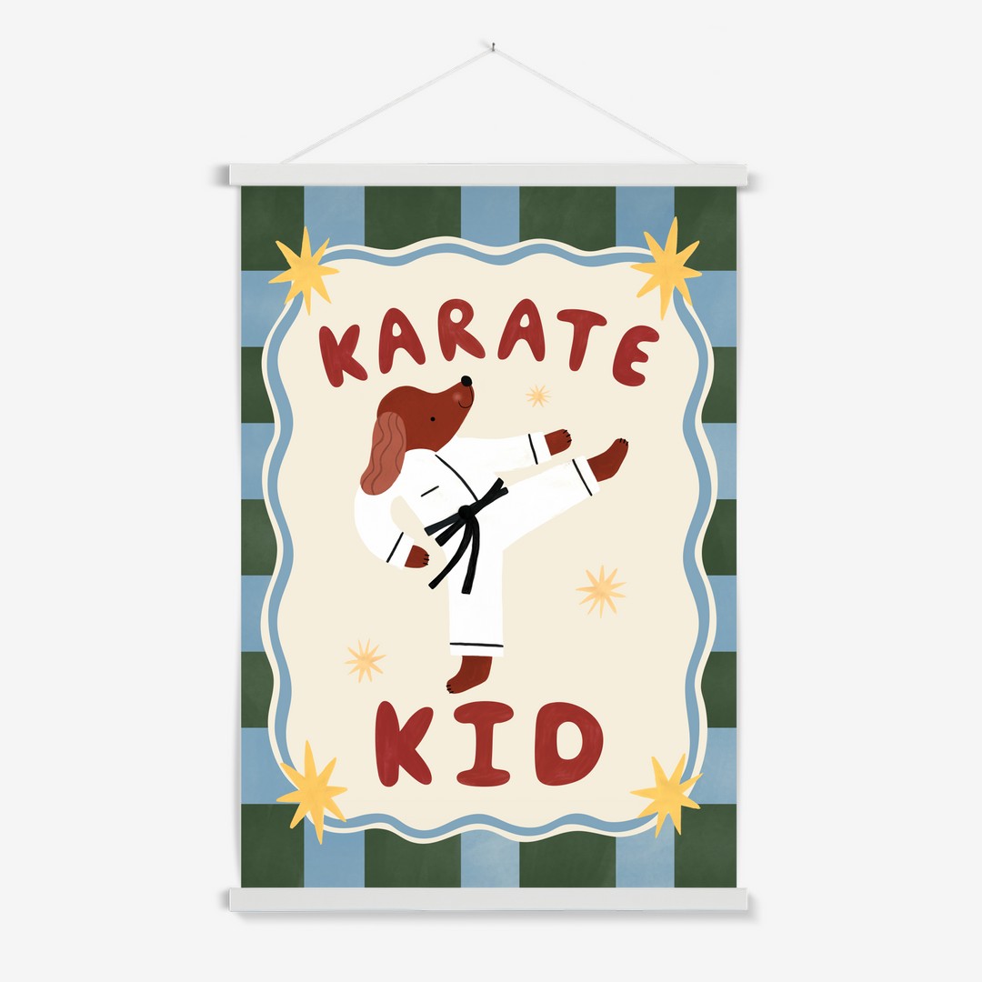 Karate Kid / Print with Hanger