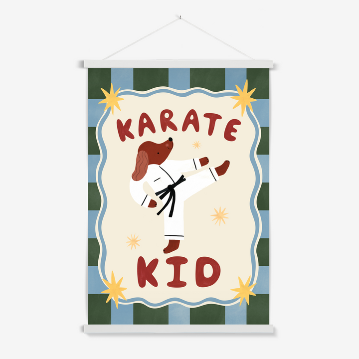 Karate Kid / Print with Hanger