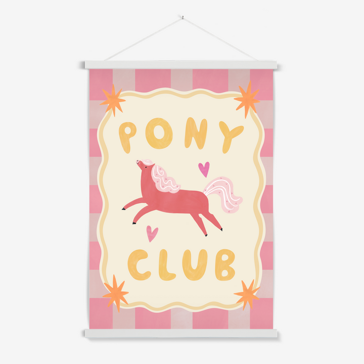 Pony Club / Print with Hanger