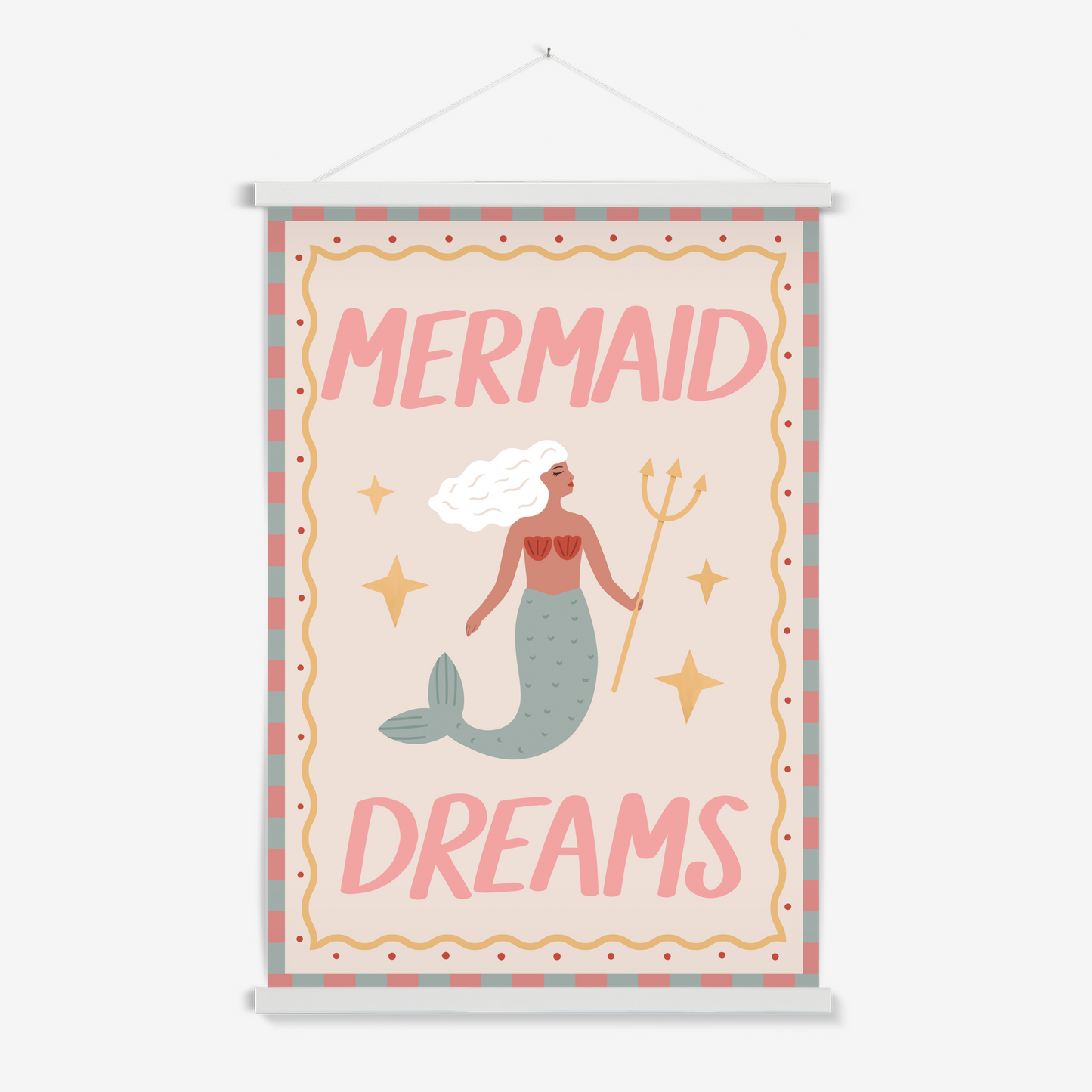 Mermaid Dreams / Print with Hanger