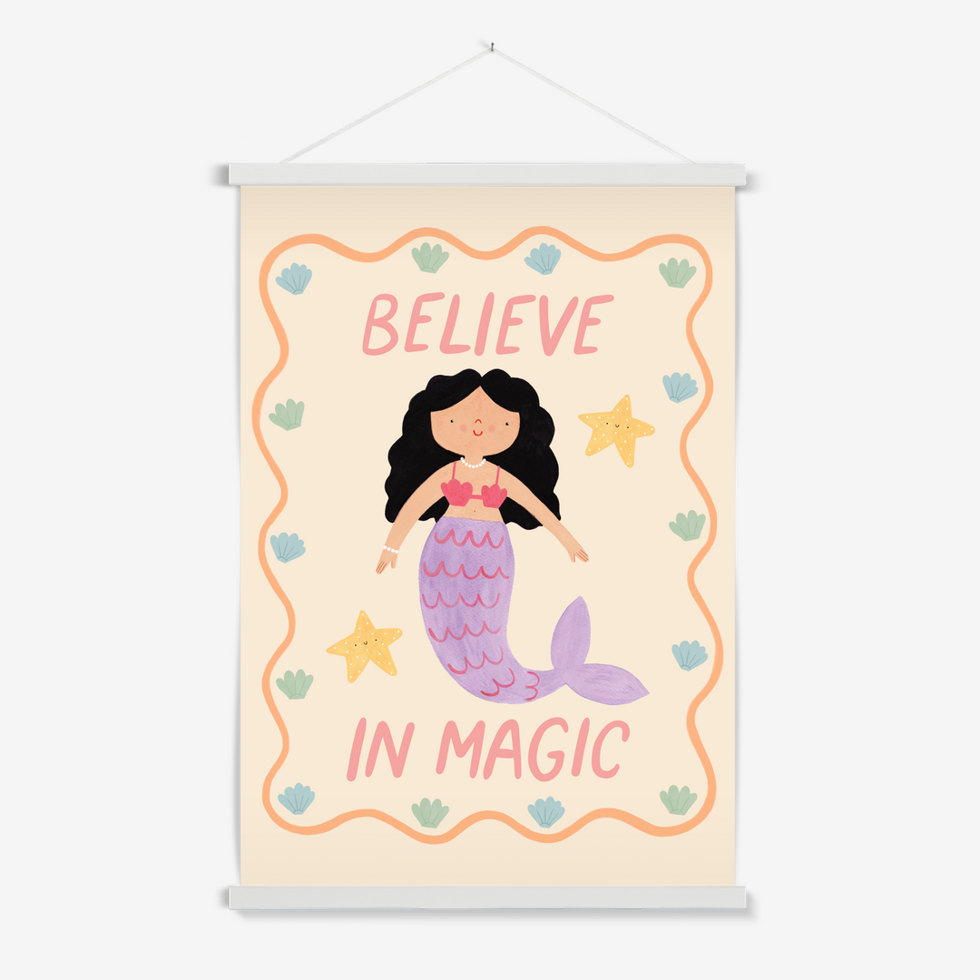 Believe in Magic Mermaid / Print with Hanger