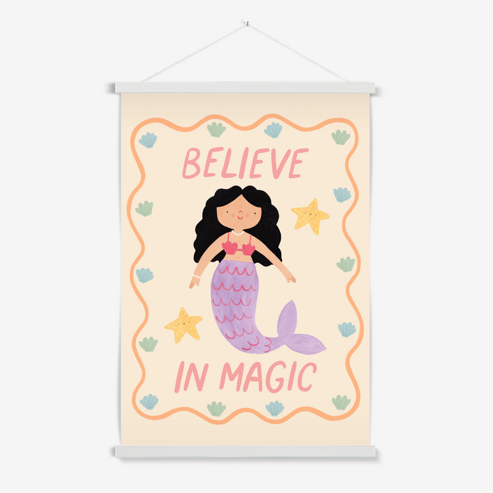 Believe in Magic Mermaid / Print with Hanger