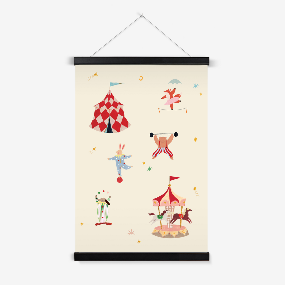 A Day at the Circus / Print with Hanger