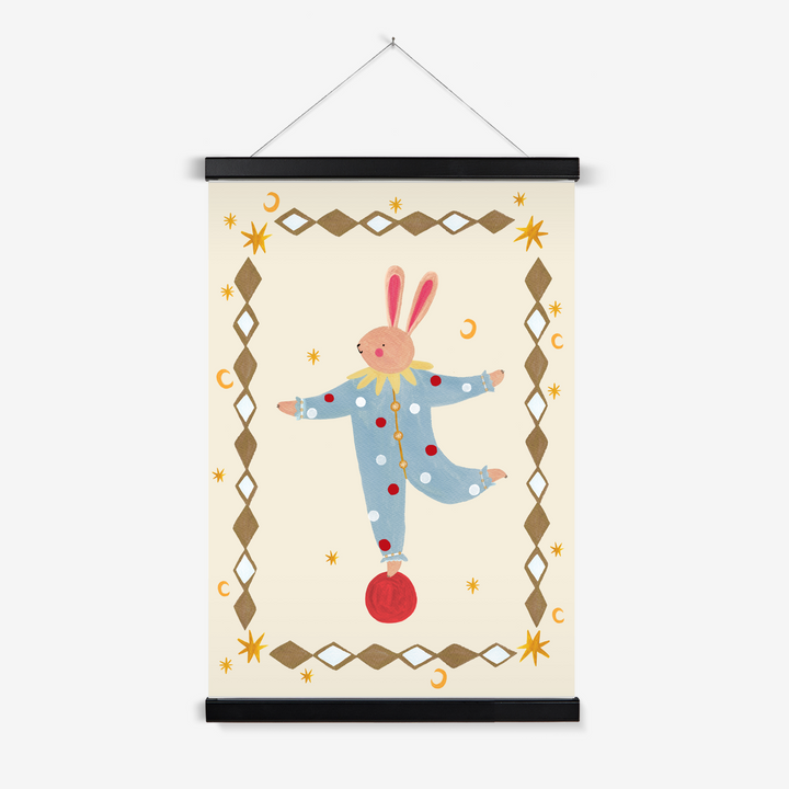 Balancing Bunny / Print with Hanger