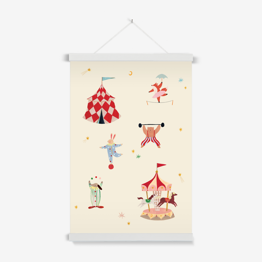 A Day at the Circus / Print with Hanger