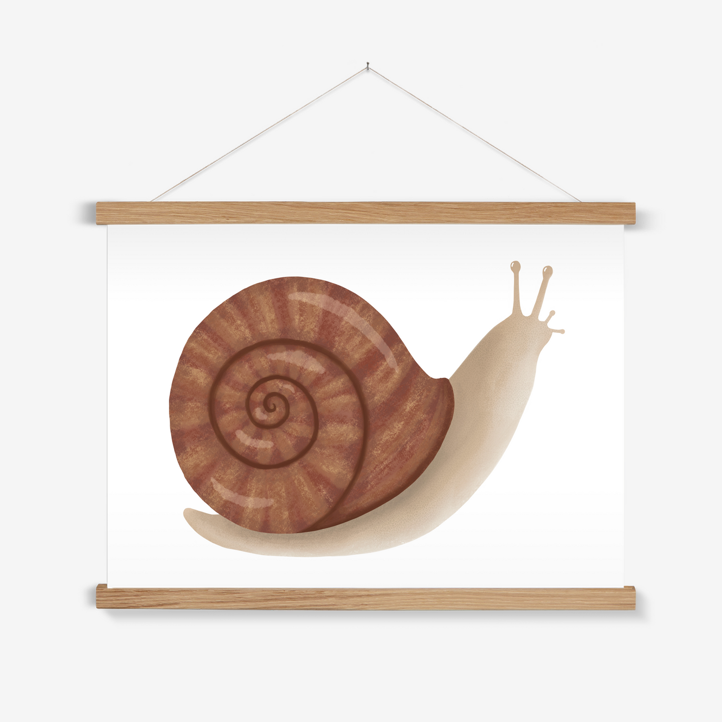 Snail / Print with Hanger