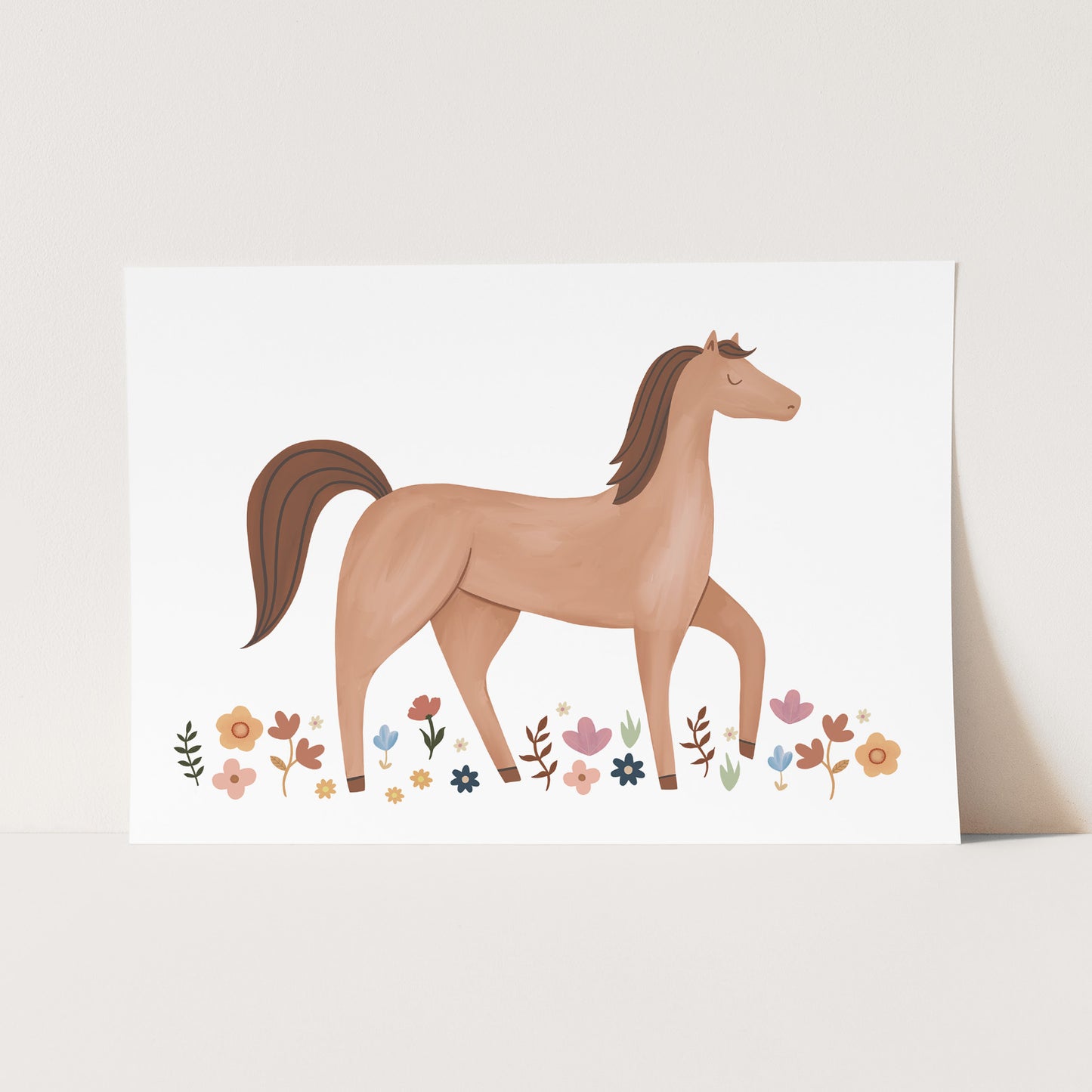 Horse in the meadow / Fine Art Print