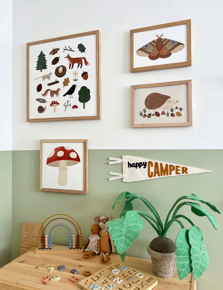 Woodland Life / Framed Print