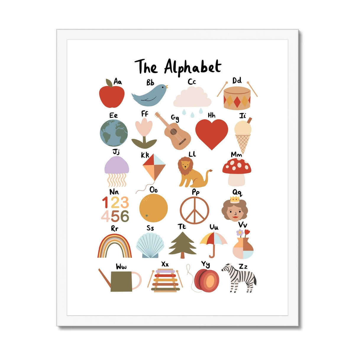 Alphabet / Framed Print