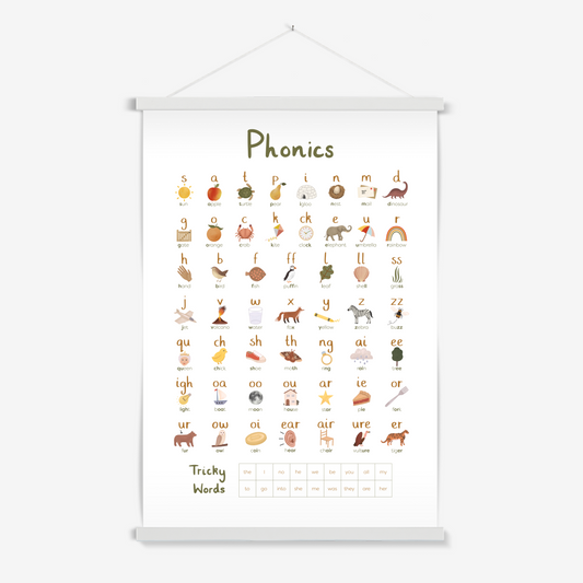 Phonics in green / Print with Hanger