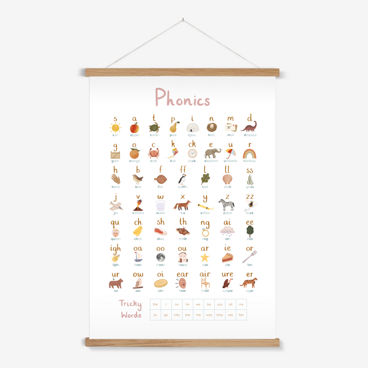 Phonics in pink / Print with Hanger