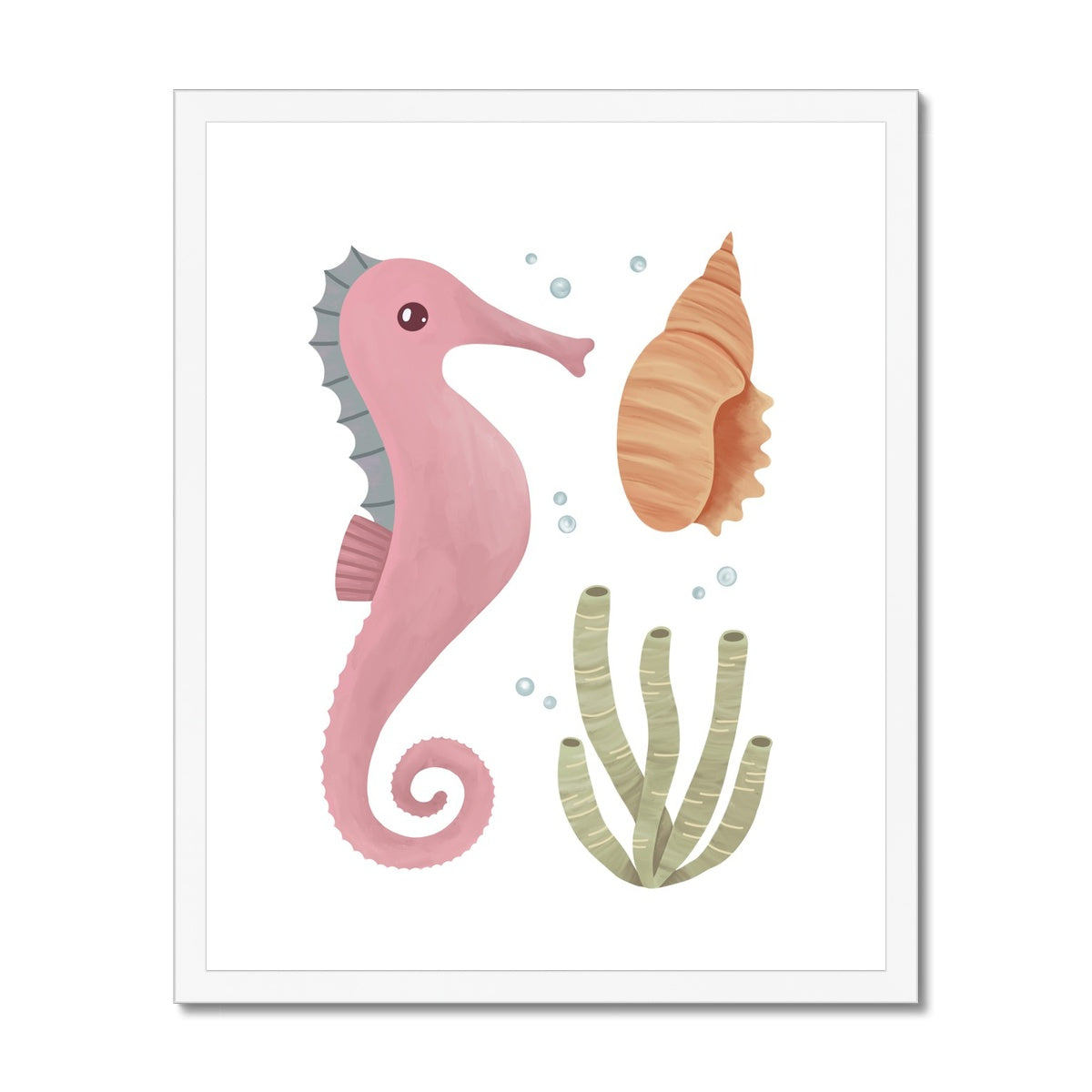 Seahorse / Framed Print